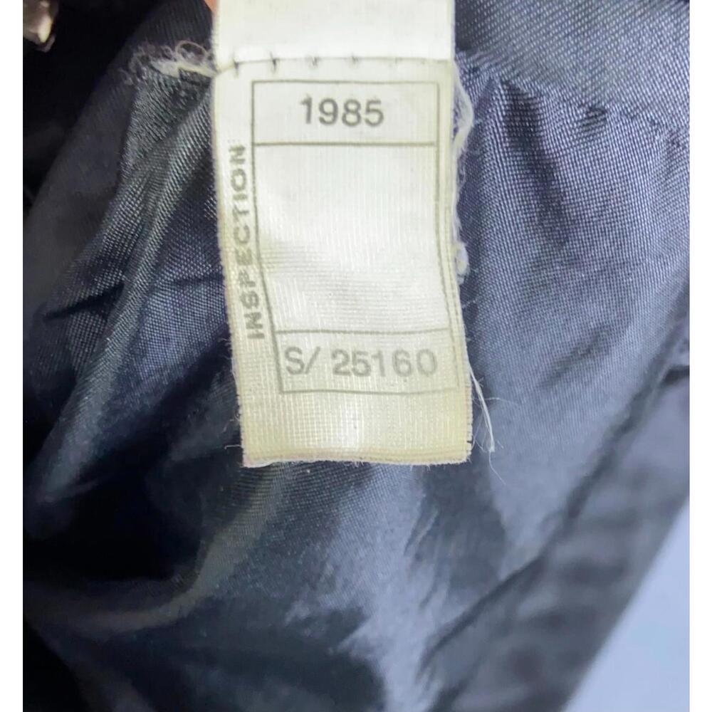 VTG Wilsons Leather Jacket Womens Large Waist Tie Black Zipper - Picture 7 of 10